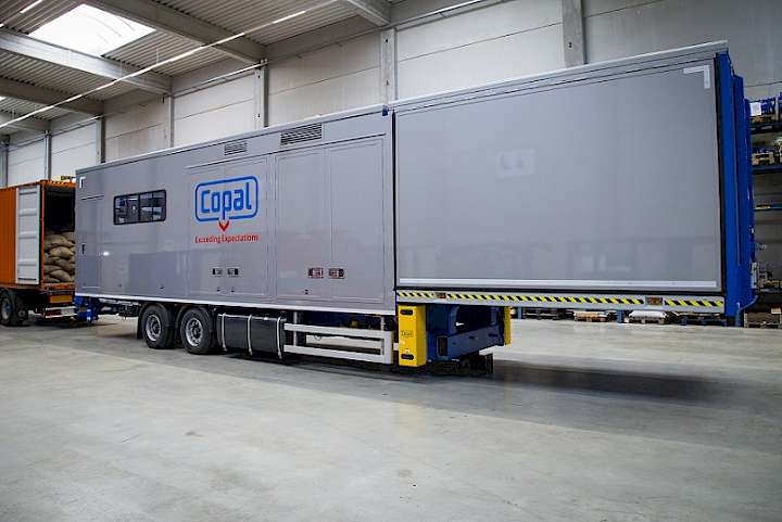 Copal C2 Mobile for semi-automatic unloading containers